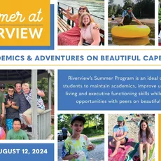 Summer at Riverview offers programs for three different age groups: Middle School, ages 11-15; High School, ages 14-19; and the Transition Program, GROW (Getting Ready for the Outside World) which serves ages 17-21.⁠
⁠
Whether opting for summer only or an introduction to the school year, the Middle and High School Summer Program is designed to maintain academics, build independent living skills, executive function skills, and provide social opportunities with peers. ⁠
⁠
During the summer, the Transition Program (GROW) is designed to teach vocational, independent living, and social skills while reinforcing academics. GROW students must be enrolled for the following school year in order to participate in the Summer Program.⁠
⁠
For more information and to see if your child fits the Riverview student profile visit theothertoledo.com/admissions or contact the admissions office at admissions@theothertoledo.com or by calling 508-888-0489 x206